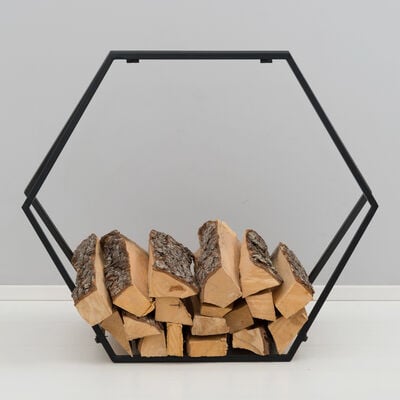 4Living Polttopuuteline musta